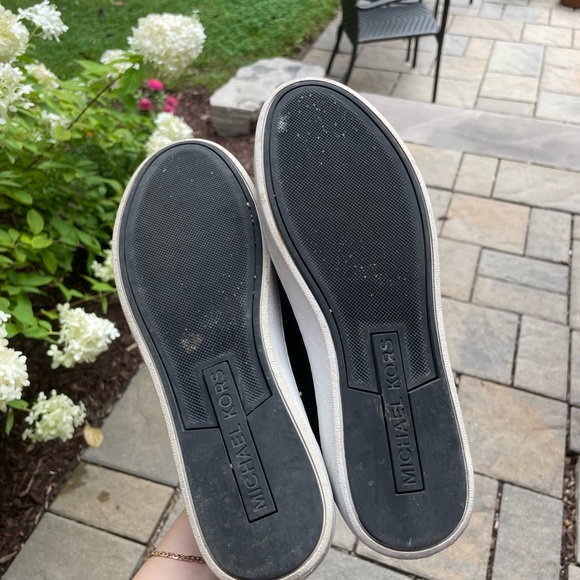 Michael Kors Leather Sneakers - Picture 2 of 4